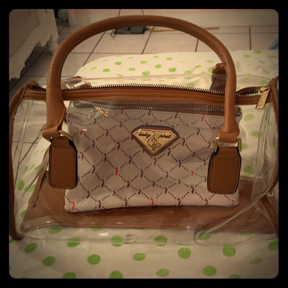 Clear baby phat bag